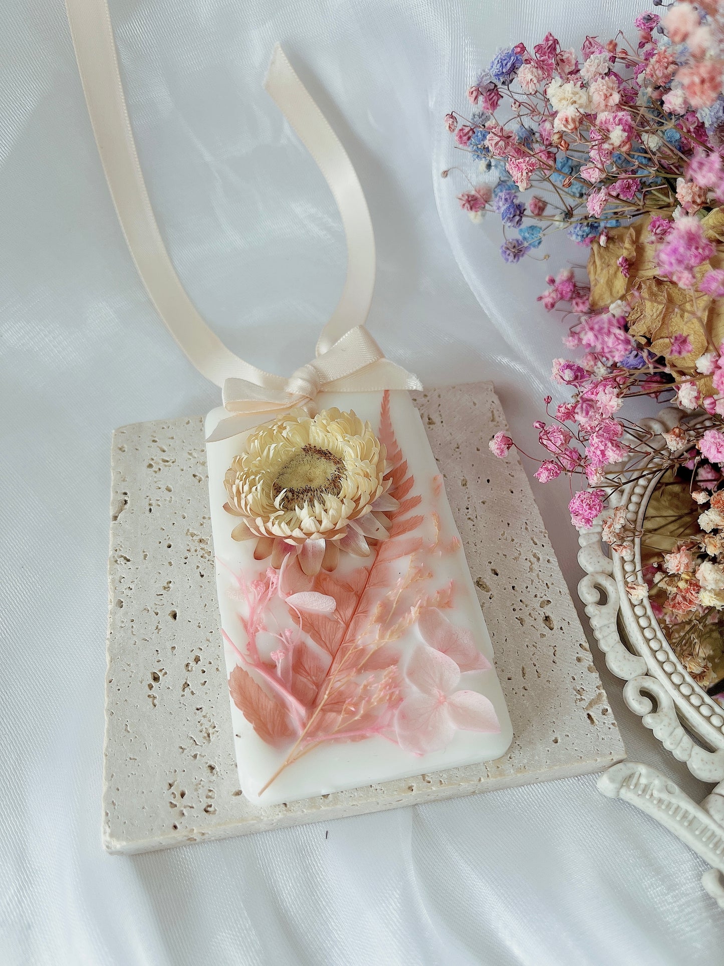 Flower Scented Wax Tablet: Pink Summer