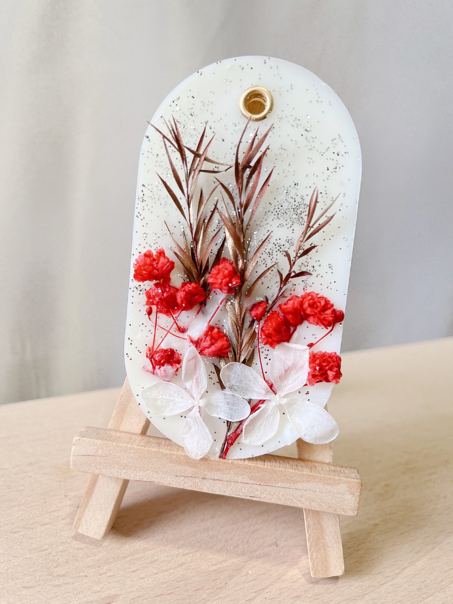 Flower Scented Wax Tablet: Rustic Elegance