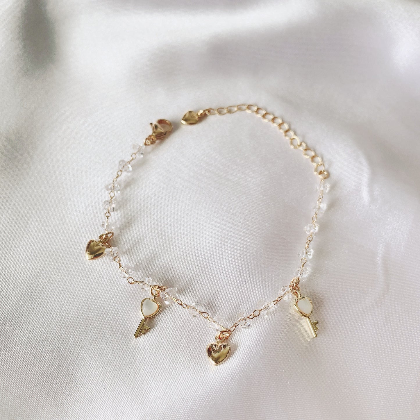 Last Piece: Petit Amour Crystal Bracelet