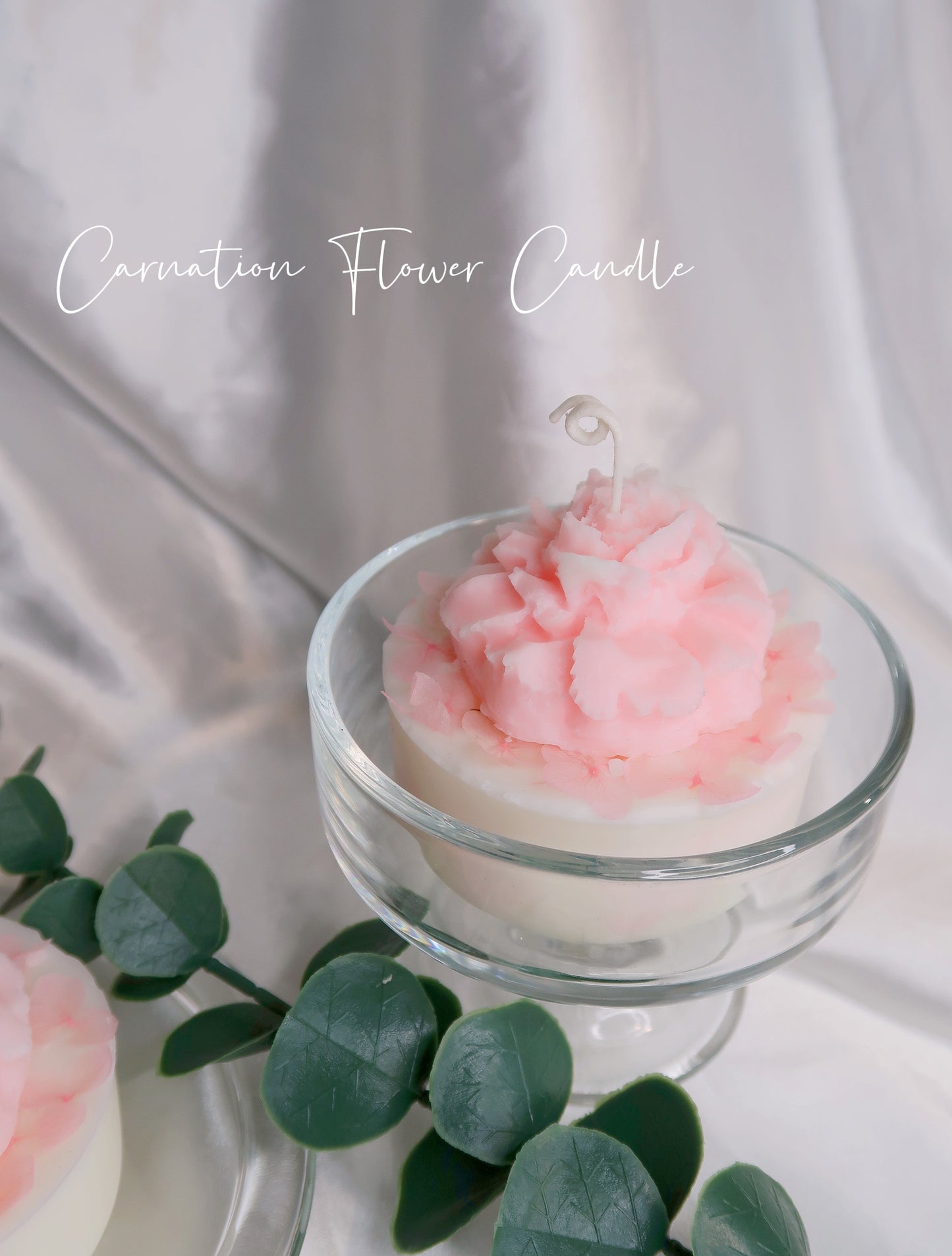 Carnation Flower Scented Candle