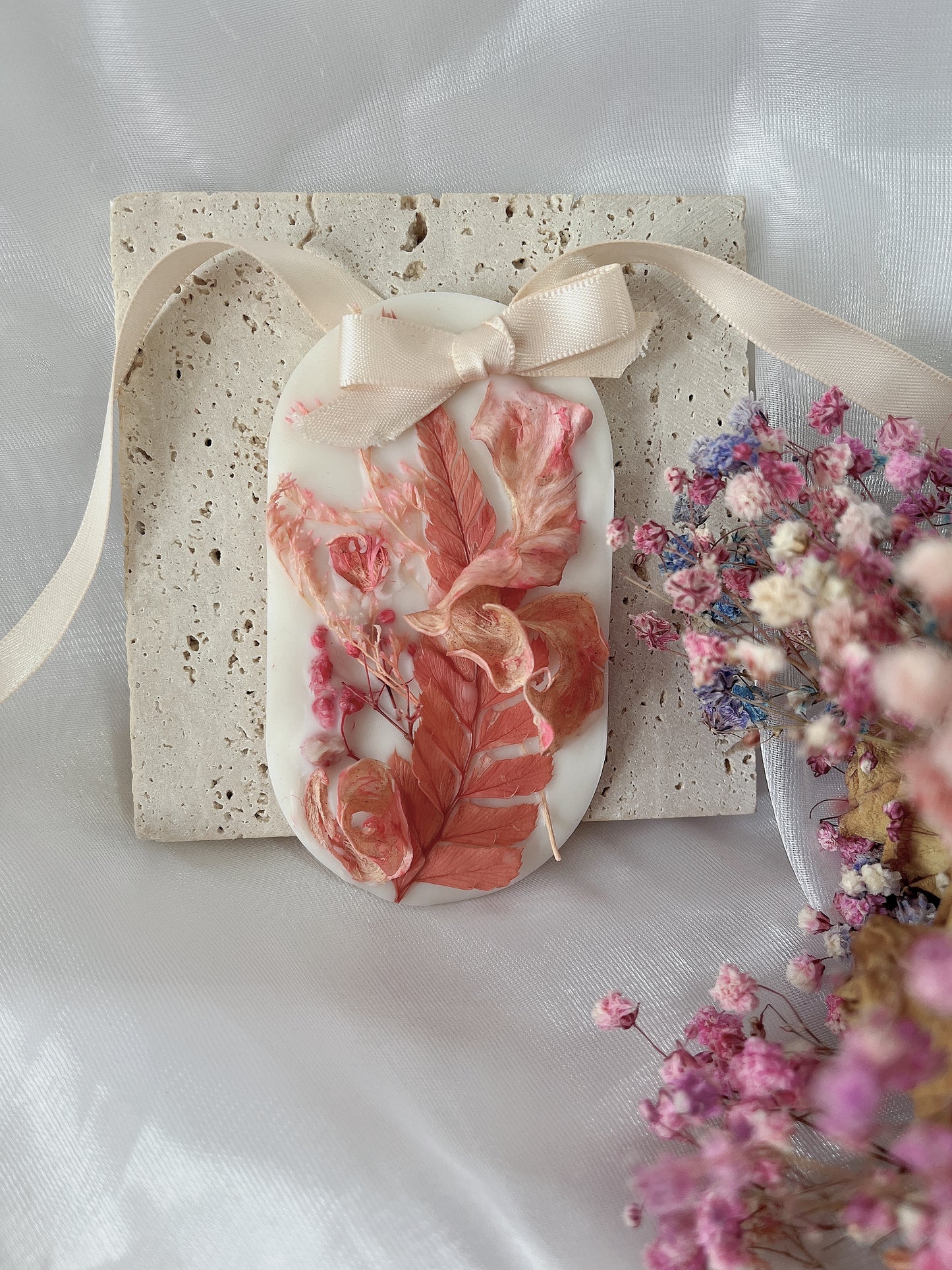 Flower Scented Wax Tablet: Vintage Pink Floral