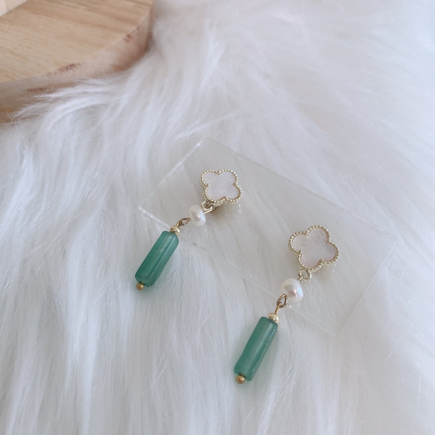 Noble Flower Dangle Earrings